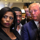 Omarosa Manigault appears alongside Donald Trump during a press conference Nov. 30, 2015, that followed Trump’s meeting with African-American religious leaders in New York City.
TIMOTHY A. CLARY/AFP/Getty Images